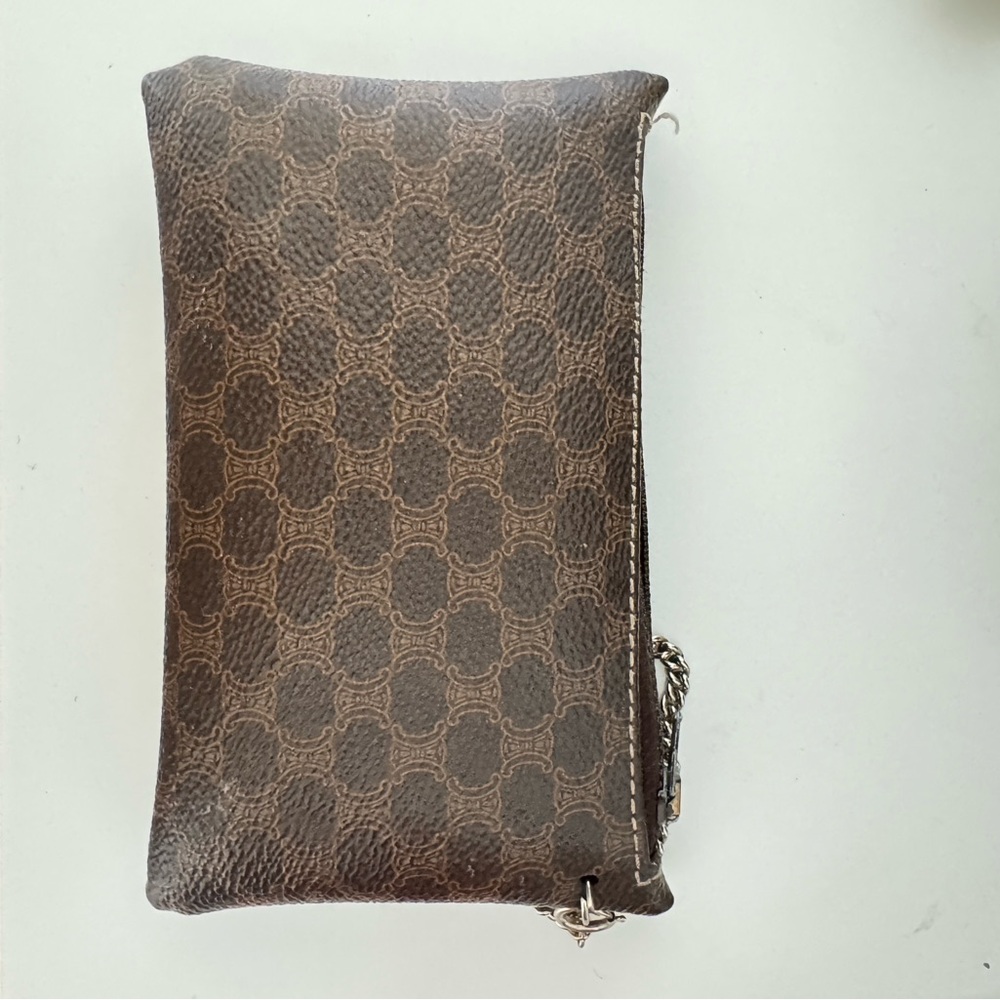 Vintage Celine wallet with chain